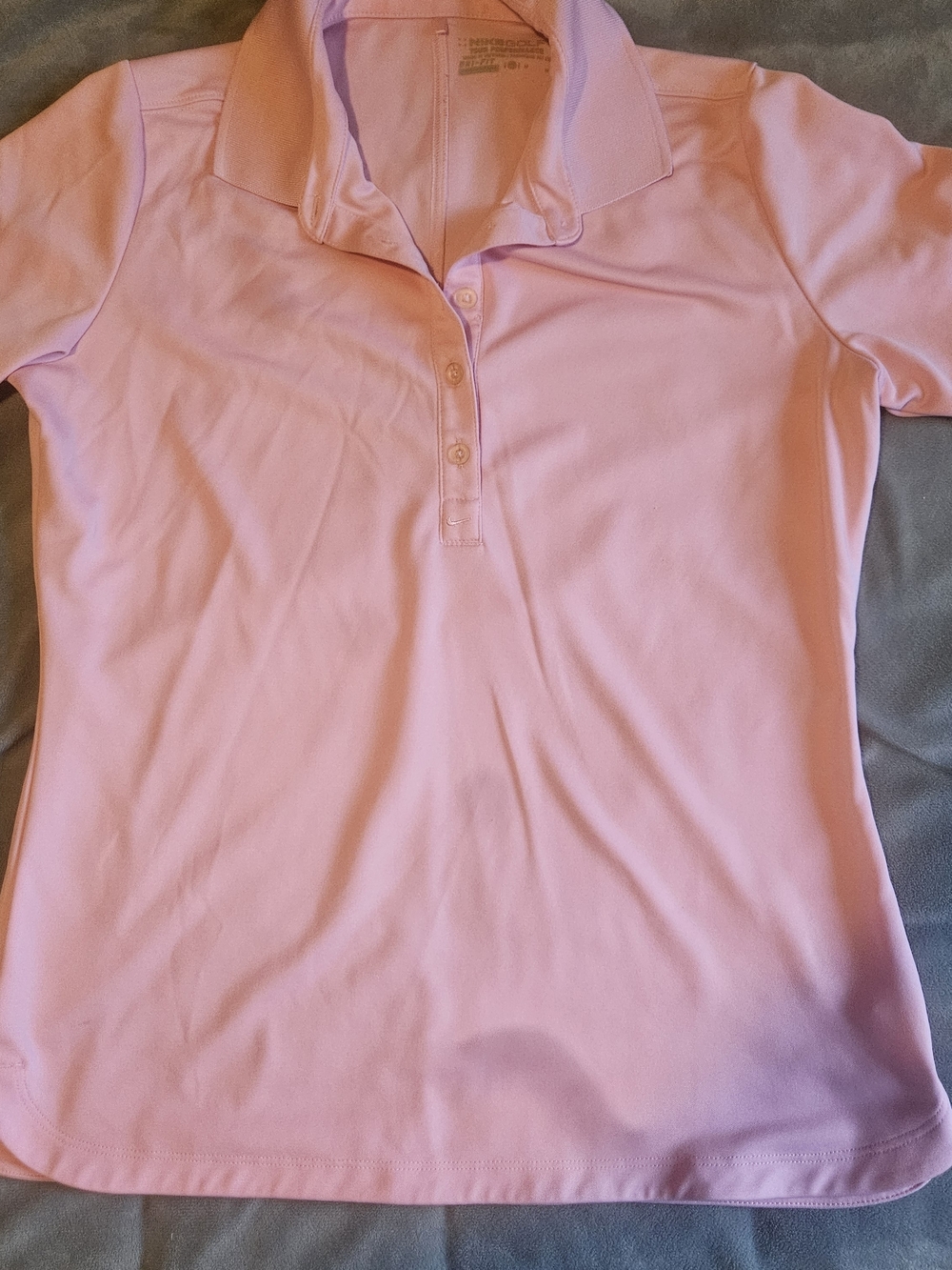 Nike Women's Light Pink Golf Polo